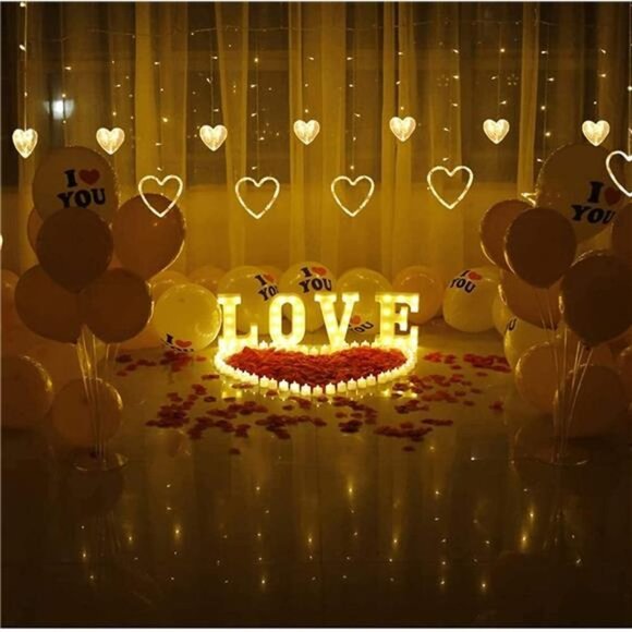 Heart-Shaped String Lights - Picture 4 of 4